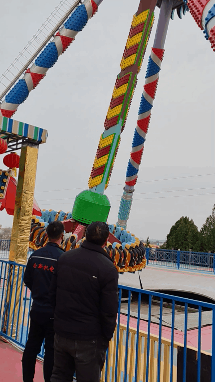 給（gěi）五龍山遊樂園維修（xiū）大擺錘上（shàng）的直流電（diàn）機